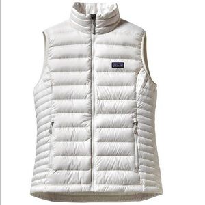 WOMANS PATAGONIA CREAM DOWN SWEATER VEST